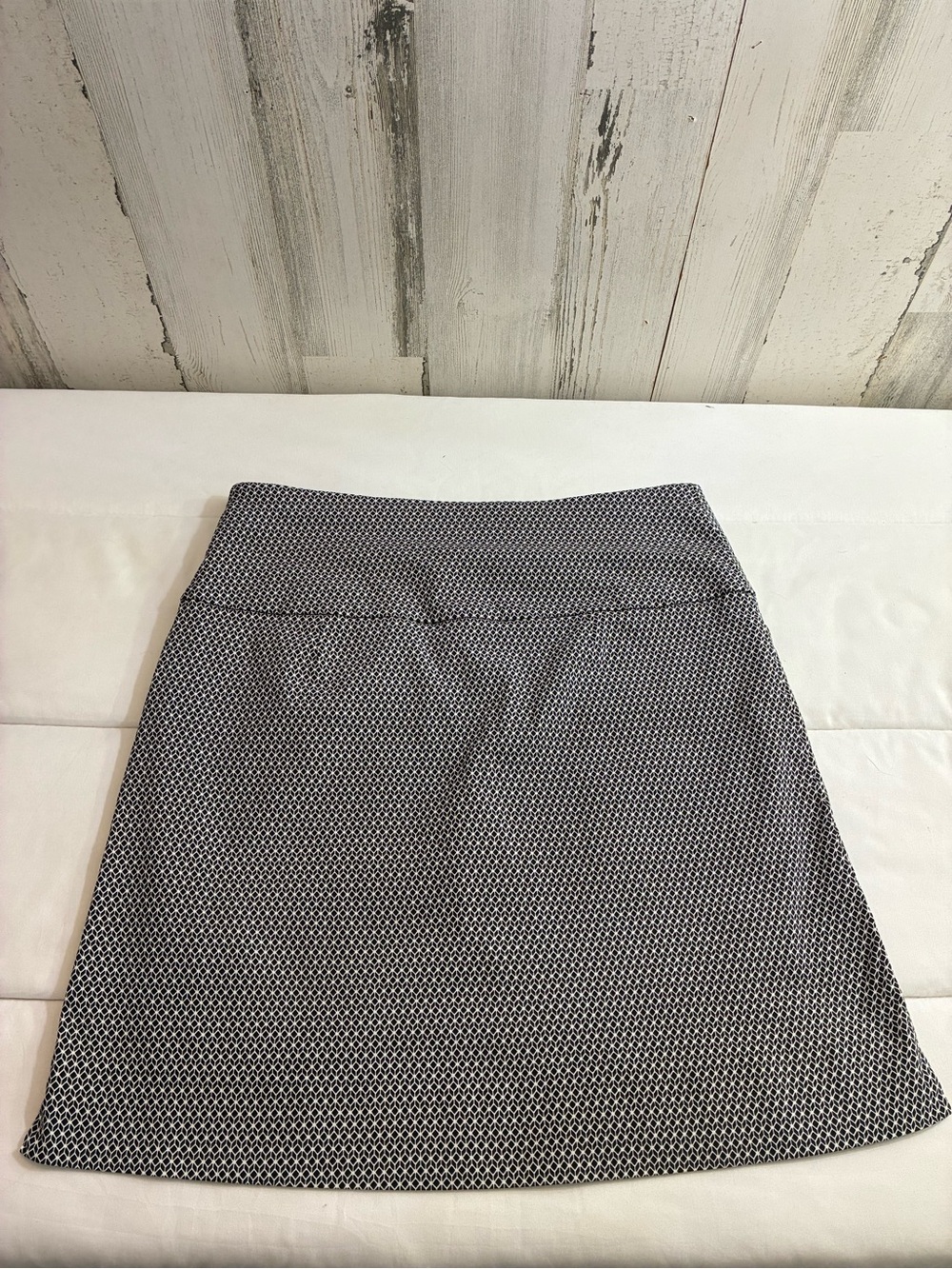Black and White Printed Women's Skort with Smart Waistband
